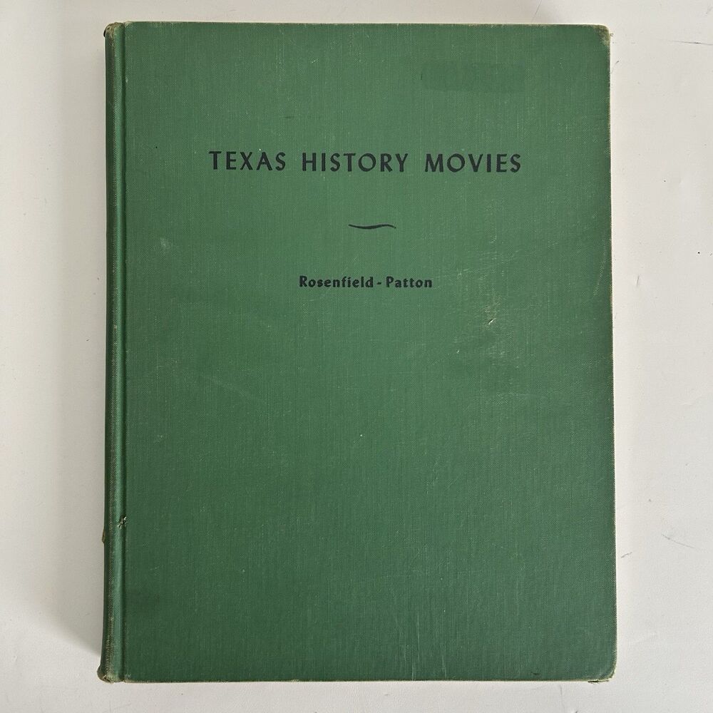 Vintage 1943 Texas History Movies Hardcover Jack Patton John Rosenfield Comics